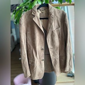 Vintage LOEWE MADRID 1846 Men’s Lamb Leather Blazer